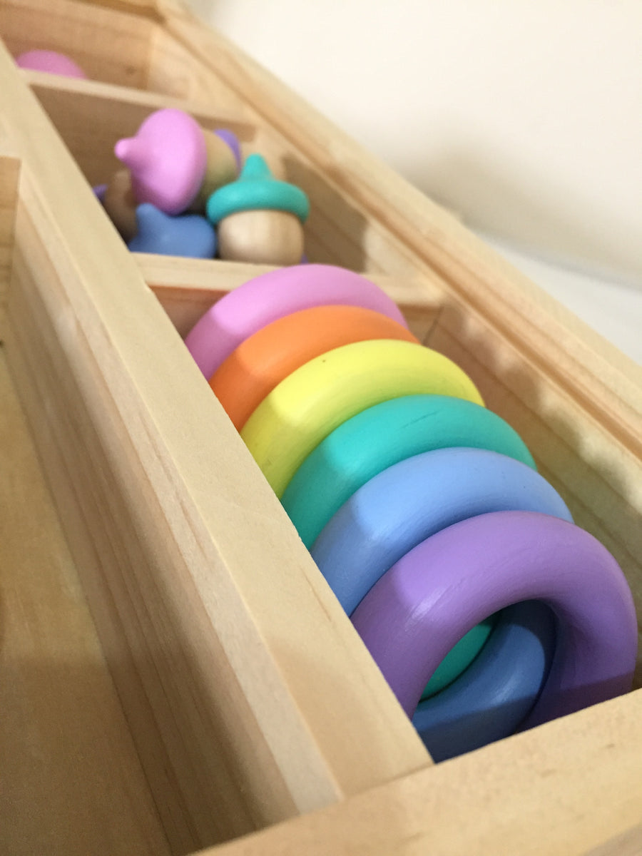 Rings & Acorns Peg Play Designs