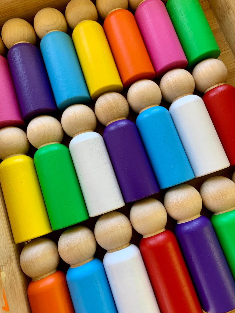 Large 9cm Peg Dolls Peg Play Designs