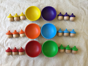 Rainbow Bowls & Acorns