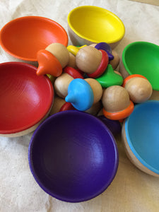 Rainbow Bowls & Acorns