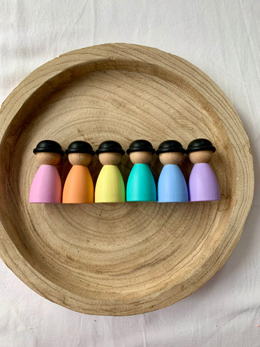 Pastel Peg Dolls