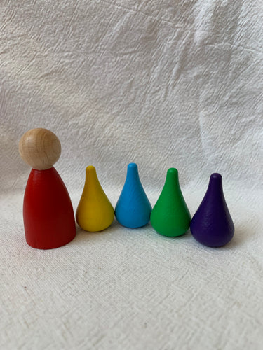 #42 Seconds 7cm Peg Doll & Tear Drops