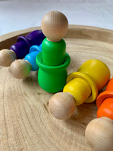 Load image into Gallery viewer, Rainbow Nesting Pots