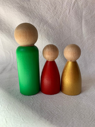 #13 Seconds 9cm & 7cm Peg Dolls