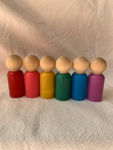 #21 Seconds 6cm Peg Dolls