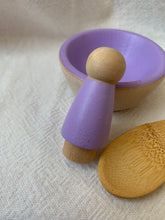 Load image into Gallery viewer, #45 Seconds Bowl, Peg Doll &amp; Spoon