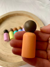 Load image into Gallery viewer, Pastel Diverse Peg Dolls