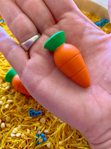Easter Bunny, Bowl & Carrots