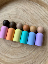 Load image into Gallery viewer, Pastel Diverse Peg Dolls