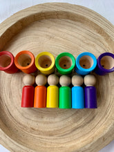 Load image into Gallery viewer, Rainbow Nesting Pots