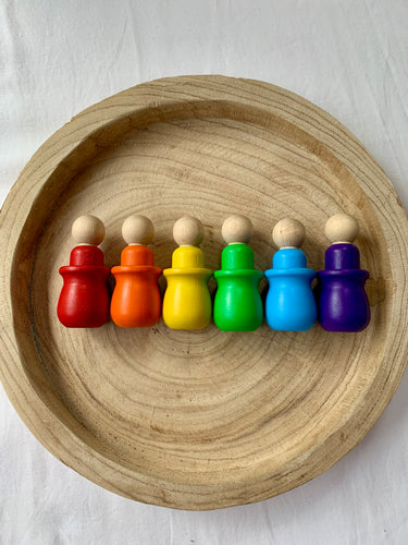 Rainbow Nesting Pots
