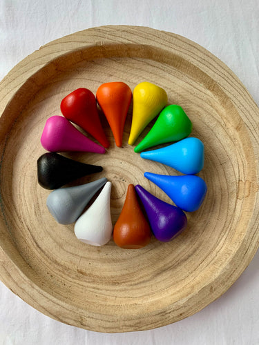 Rainbow Tear Drops Large