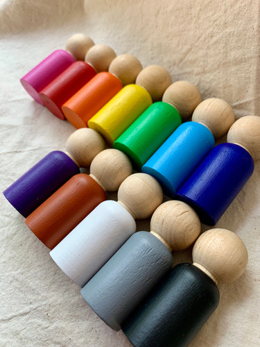Learning your Colours Peg Dolls