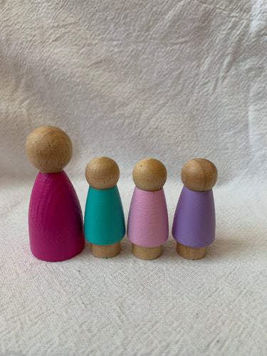 #41 Seconds 7cm & 6cm Peg Dolls