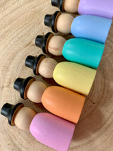 Load image into Gallery viewer, Top Hat Peg Dolls SECONDS Pastel
