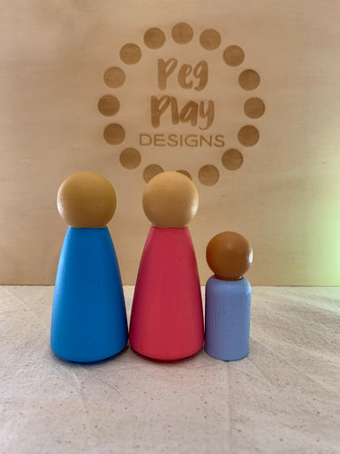 Seconds Peg Dolls #28
